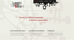 Desktop Screenshot of luoghisingolari.net